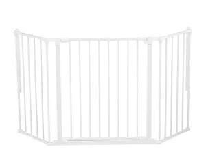 6: Sikkerhedsgitter Fra Babydan - Vægmonteret- Flex M, Hvid (90-146cm)