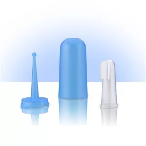 1: Finger tandbørste fra Reer til ømme gummer og nye tænder