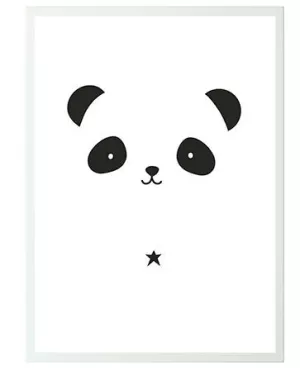 8: Plakat fra A Little Lovely Company - Panda (50x70)