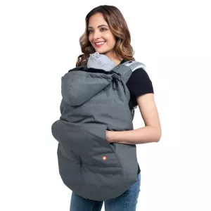 13: Bæresele vintercover - Wombat All Weather Cover - Grey/Black