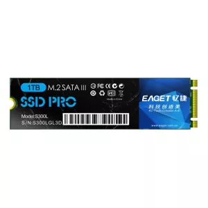 2: EAGET S300L - SOLID M.2 (NGFF) SATA SDD High Speed Harddisk til PC/laptop - 1TB