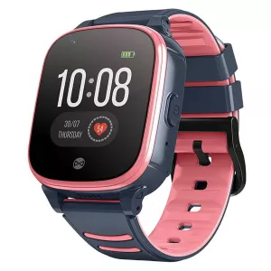 6: Smartwatch til Børn - 4G Netværk - GPS - Bluetooth - WIFI - SOS - Kamera - Vandtæt - Touch Skærm - Pink