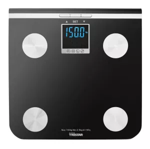 5: SCALE BMI Personvægt - LED display - Op til 150 Kg. - Sort