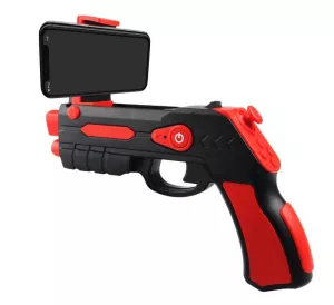 5: OMEGA AR Reality pistol til iphone/Smartphone - Sort/Rød
