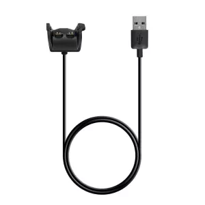 8: Garmin Vivosmart HR - USB oplader kabel 1m - Sort