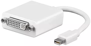 5: Mini Displayport til DVI-D Adapterkabel - Hvid