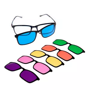 15: Farve terapi brille sæt