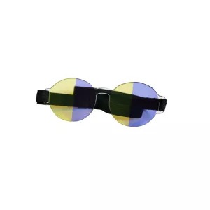 14: Farve Spectrum Halv-felt brille (Blå + Gul)