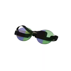 7: Farve Spectrum Halv-felt brille (Grøn + Blå)