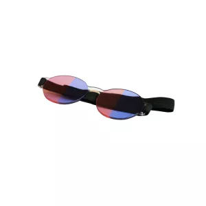 13: Farve Spectrum Halv-felt brille (Rød + Blå)