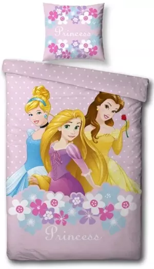 8: Prinsesse junior sengetøj 100x140 cm - Disney prinsesser sengesæt  - 2 i 1 design - 100% bomuld
