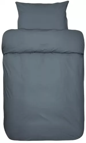 4: Høie sengetøj - 140x220 cm - Royal blå - 40% bomuld / 60% bambus sengesæt