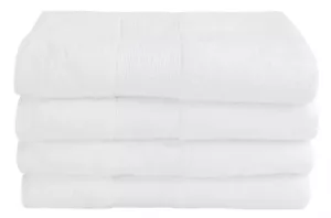 13: Badelagen - 100x150 cm - Hvid - 100% Bomuld - Stort håndklæde fra By Borg