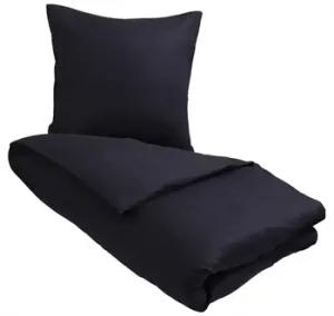 3: Egyptisk bomuld sengetøj - 140x200 cm - Mørke blåt sengetøj - Ekstra blødt sengesæt fra By Borg