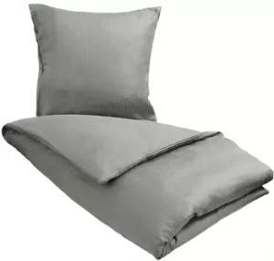 1: Egyptisk bomuld sengetøj - 140x200 cm - Lyse gråt sengetøj - Ekstra blødt sengesæt fra By Borg
