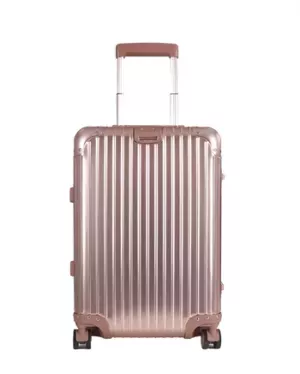 10: Håndbagage kuffert - Aluminiums kuffert - Rosa-guld - Luksuriøs trolley med TSA lås - 36 liter