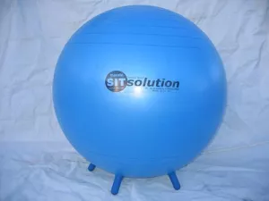 11: Sitsolution siddebold / pilatesbold 55 cm, Blå