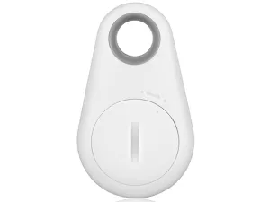 1: Bluetooth Nøglefinder til fx. iPhone & Samsung-Hvid