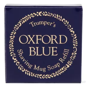 1: Geo F Trumper Barbersæbe, Refill, Oxford Blue, 50 gr.