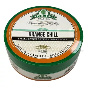 8: Stirling Soap Co. Barbersæbe, Orange Chill, 170 ml.