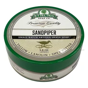 11: Stirling Soap Co. Barbersæbe, Sandpiper, 170 ml.