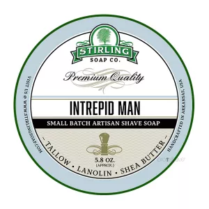 7: Stirling Soap Co. Barbersæbe, Intrepid Man, 170 ml.