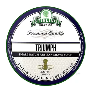 1: Stirling Soap Co. Barbersæbe, Triumph, 170 ml.