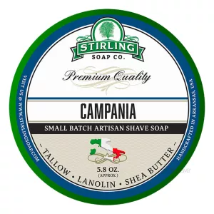 9: Stirling Soap Co. Barbersæbe, Campania, 170 ml.