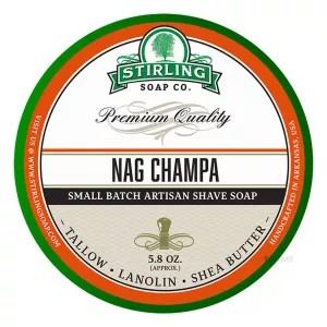 16: Stirling Soap Co. Barbersæbe, Nag Champa, 170 ml.