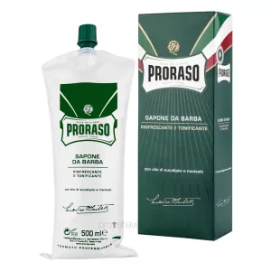 9: Proraso Barbercreme - Refresh, Eucalyptus & Menthol, 500 ml. (Salon)