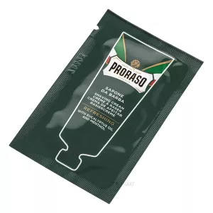 6: Proraso Barbercreme - Refresh, Eucalyptus & Menthol, Sample, 4 ml.