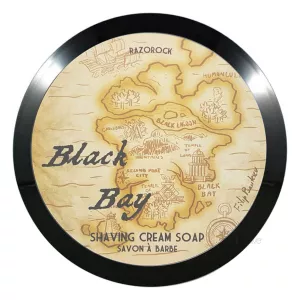 2: RazoRock Black Bay Barbersæbe, 150 ml.