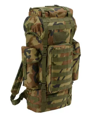 1: Brandit Combat Backpack Molle - 65 Liter (Woodland, One Size)