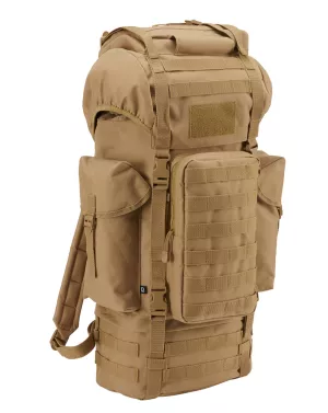 8: Brandit Combat Backpack Molle - 65 Liter (Camel, One Size)