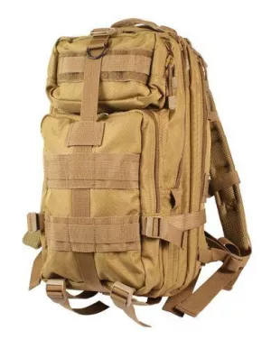 9: Rothco Transport Rygsæk m. MOLLE - 25 liter (Coyote Brun, One Size)