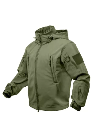 8: Rothco Special Ops Softshell Jakke (Oliven, S)