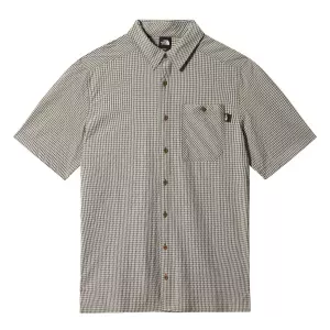 3: The North Face Mens S/S Hypress Shirt  (GREEN (MILITARY OLIVE PLAID) Small (S))