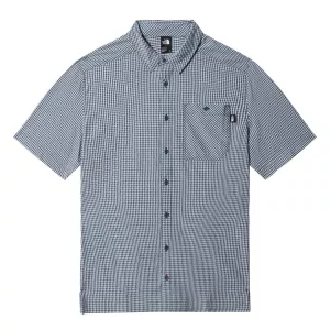 5: The North Face Mens S/S Hypress Shirt  (BLUE (MONTEREY BLUE PLAID) Small (S))