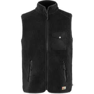 9: Fjällräven Mens Vardag Pile Fleece Vest (BLACK (BLACK/550) Small (S))
