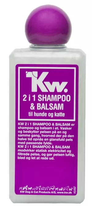 4: 200 ml KW 2-i-1 shampoo og balsam