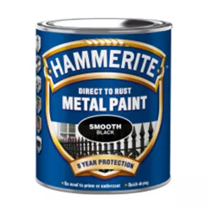 4: Hammerite Metal Maling - 250 ml.  Hammerlak - Mørk Blå
