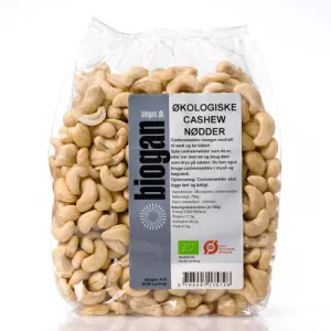 7: Biogan økologiske cashewnødder - 750 gram
