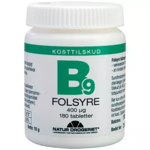 10: Folsyre B9 180 tab