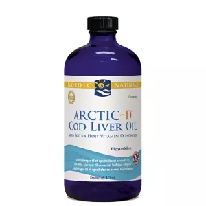 10: Torskelevertran +D citrus Cod liver oil 474ml fra Nordic Naturals