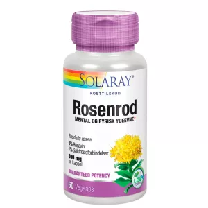 10: Rosenrod GP Ekstrakt 500 mg 60 kap fra Solaray