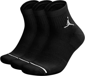 9: Nike Jordan Everyday Max Ankelstrømper, 3 Par Unisex Tilbehør Og Udstyr Sort Xl