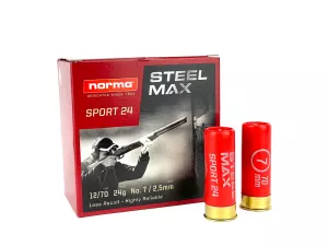 5: Norma Steel Max sport 24 flugtskydning 25 stk pr/ æske