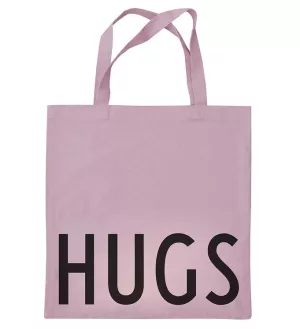 9: Design Letters Shopper - Hugs - Lavendel - OneSize - Design Letters Taske