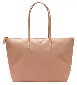 7: Lacoste Shopper - Large Shopping Bag - Amande - OneSize - Lacoste Taske