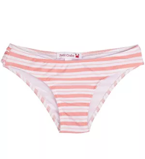 14: Petit Crabe Bikinitrusser - Brigitt - UV50+ - Sorbet Stripes - 3-4 år (98-104) - Petit Crabe Bikini